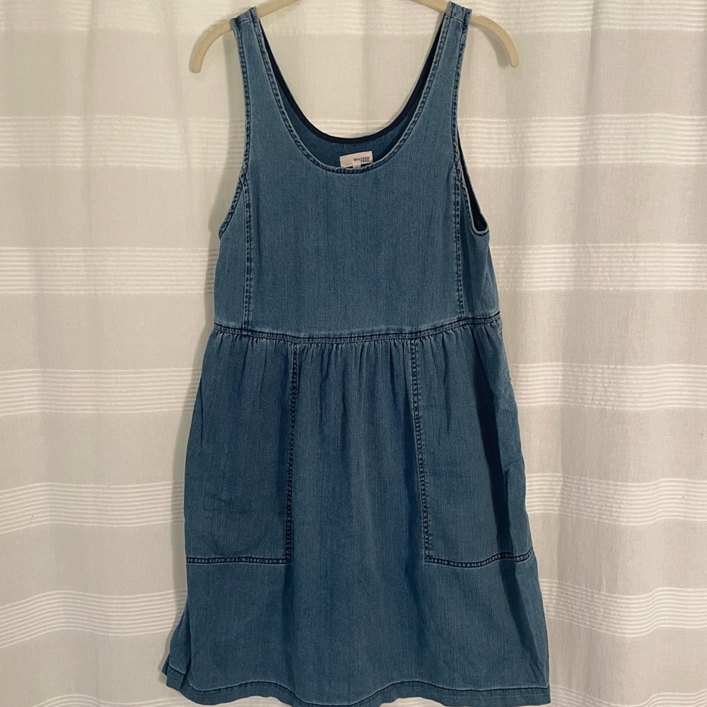 Aritzia Wilfred Denim Mini Dress